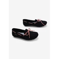 Mokasyny czarne buty damskie 1 Briant