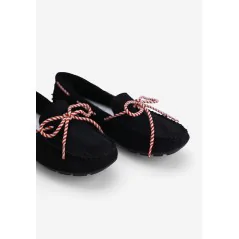 Mokasyny czarne buty damskie 1 Briant