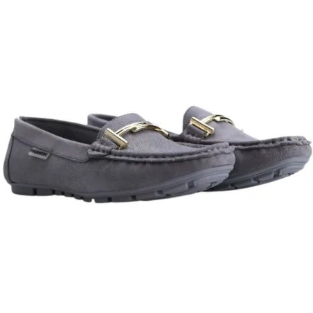Mokasyny szare buty damskie 5 Paris