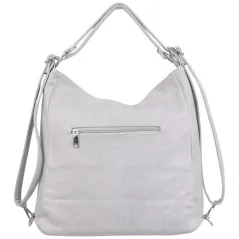 Torebka damska shopper na ramię miejski pojemny GREY