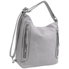 Torebka damska shopper na ramię miejski pojemny GREY
