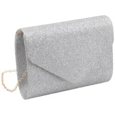 Kopertówki damskie wizytowe pojemne eleganckie GREY