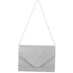 Kopertówki damskie wizytowe pojemne eleganckie GREY