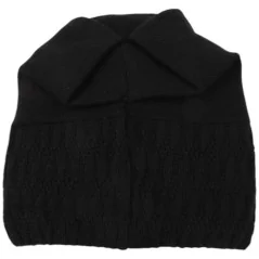 CZAPKA ZIMOWA DAMSKA CIEPŁA BLACK