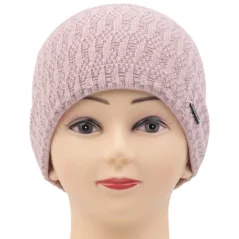 CZAPKA ZIMOWA DAMSKA CIEPŁA PINK