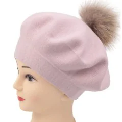 CZAPKA ZIMOWA DAMSKA CIEPŁA PINK