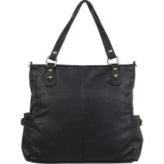Torebka damska shopper na ramię miejski pojemny BLACK