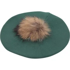 CZAPKA ZIMOWA DAMSKA CIEPŁA GREEN