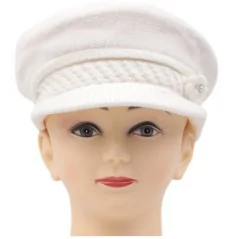 CZAPKA ZIMOWA DAMSKA CIEPŁA WHITE