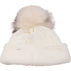 CZAPKA ZIMOWA DAMSKA CIEPŁA WHITE