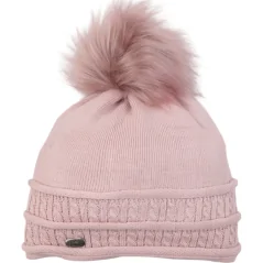 CZAPKA ZIMOWA DAMSKA CIEPŁA PINK