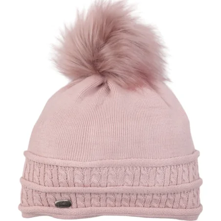 CZAPKA ZIMOWA DAMSKA CIEPŁA PINK