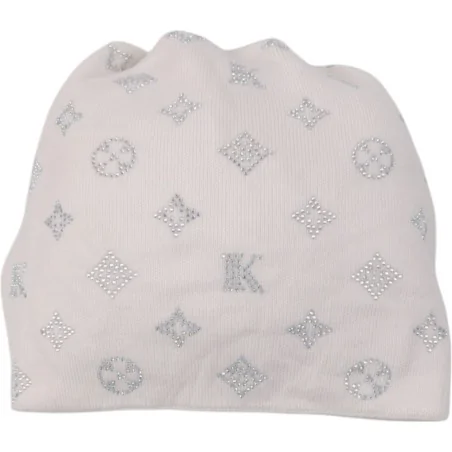 CZAPKA ZIMOWA DAMSKA CIEPŁA WHITE