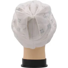 CZAPKA ZIMOWA DAMSKA CIEPŁA WHITE