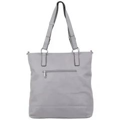 Torebka damska shopper na ramię miejski pojemny GREY