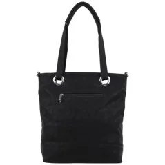 Torebka damska shopper na ramię pojemny miejski BLACK