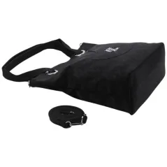 Torebka damska shopper na ramię pojemny miejski BLACK