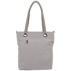 Torebka damska shopper na ramię pojemny miejski GREY