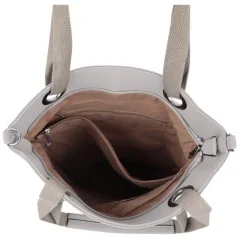 Torebka damska shopper na ramię pojemny miejski GREY
