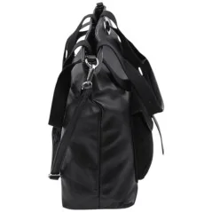 Torebka damska shopper na ramię pojemny miejski BLACK