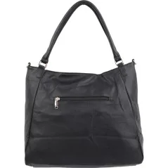 Torebka damska shopper na ramię miejski pojemny BLACK