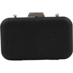Kopertówki damskie wizytowe pojemne eleganckie BLACK