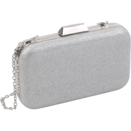 Kopertówki damskie wizytowe pojemne eleganckie SILVER