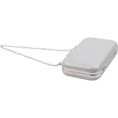 Kopertówki damskie wizytowe pojemne eleganckie SILVER