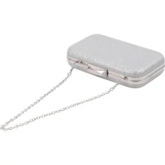 Kopertówki damskie wizytowe pojemne eleganckie SILVER