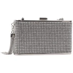 Kopertówki damskie wizytowe pojemne eleganckie SILVER