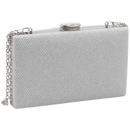 Kopertówki damskie wizytowe pojemne eleganckie SILVER