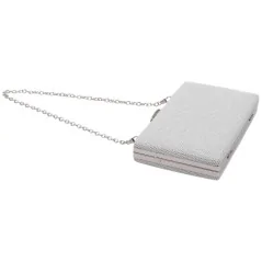 Kopertówki damskie wizytowe pojemne eleganckie SILVER