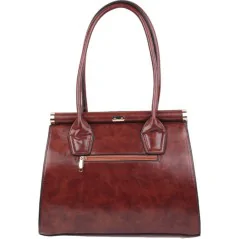 Torebka damska shopper na ramię miejski pojemny BROWN