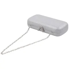 Kopertówki damskie wizytowe pojemne eleganckie SILVER