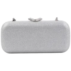 Kopertówki damskie wizytowe pojemne eleganckie SILVER