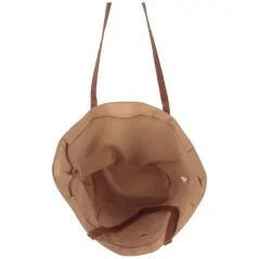Torebka plażowa słomiana pojemna słomkowa KHAKI