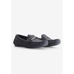 Mokasyny buty damskie ciemno szare 2 Sylvestre