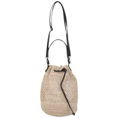 Torebka plażowa słomiana pojemna słomkowa BEIGE