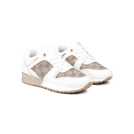 buty damskie sportowe sneakersy biało złote 2 Kolya