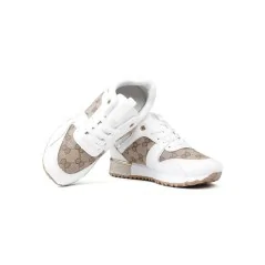 buty damskie sportowe sneakersy biało złote 2 Kolya
