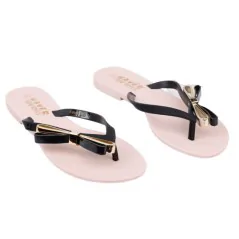 Japonki meliski damskie beżowo czarne 11 Edie