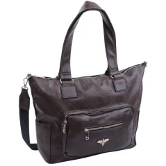 Torebka damska shopper na ramię miejski pojemny D.KHAKI