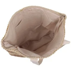 Torebka damska shopper na ramię słomiana