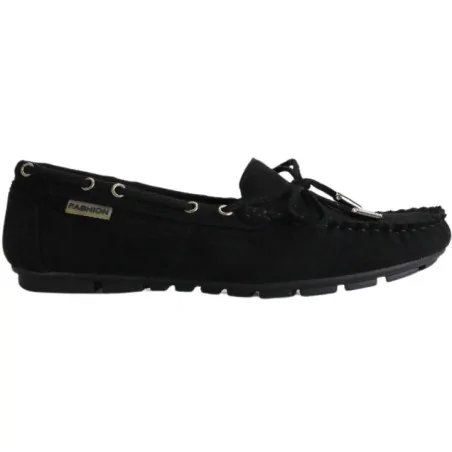 Mokasyny czarne buty damskie 1 Maxime