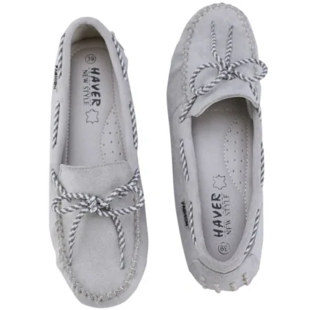 Mokasyny szare buty damskie 5 Briant
