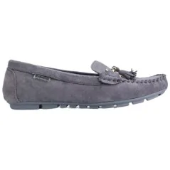 Mokasyny szare buty damskie 2 Perrin