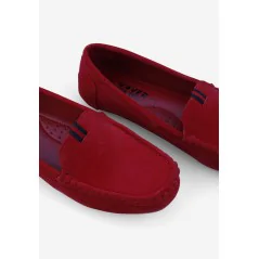 Mokasyny czerwone buty damskie 1 Iseult