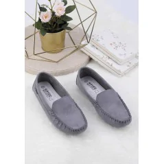 Mokasyny szare buty damskie 5 Alaina