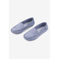 Mokasyny niebieskie buty damskie 8 Alaina