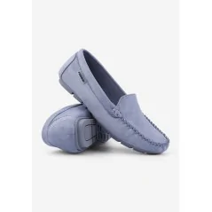 Mokasyny niebieskie buty damskie 8 Alaina